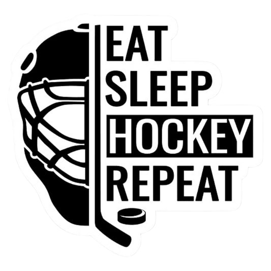 Decals - Eat Sleep Hockey Repeat