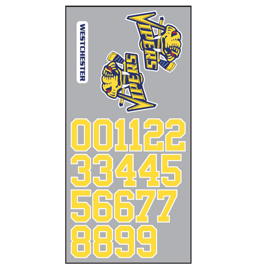 Decals - Custom helmet & Number Decals