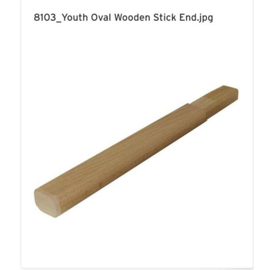Sticks - 8104 Wooden Oval Stick ends Sr 11"